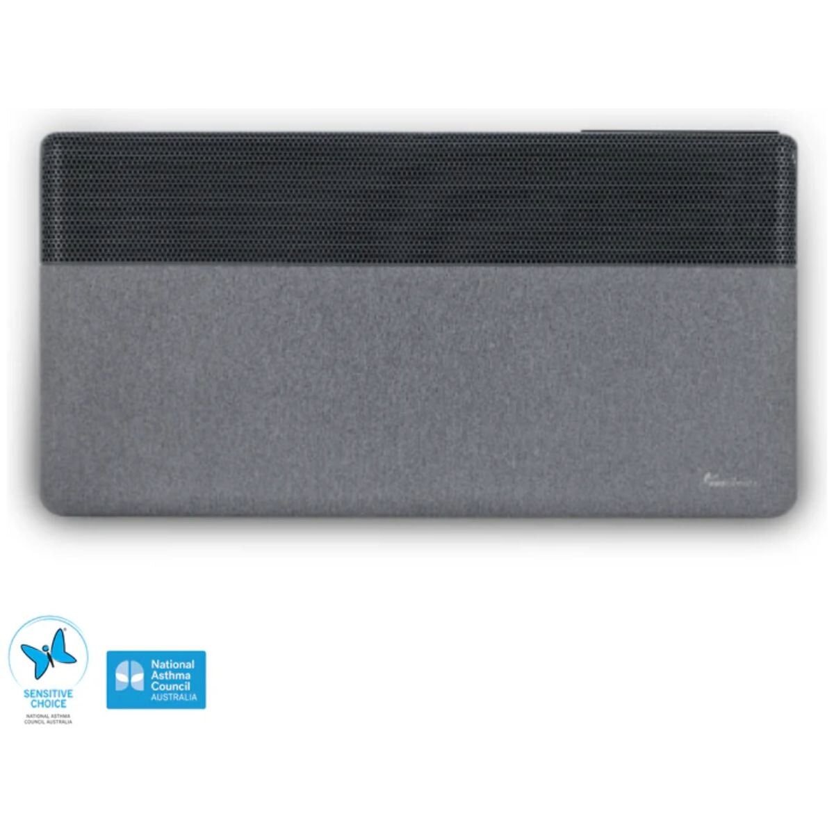Ausclimate EcoSmart Pro Medium 2000W Panel Heater - Stone Grey, Wi-Fi App, Inverter Technology - ACPH910