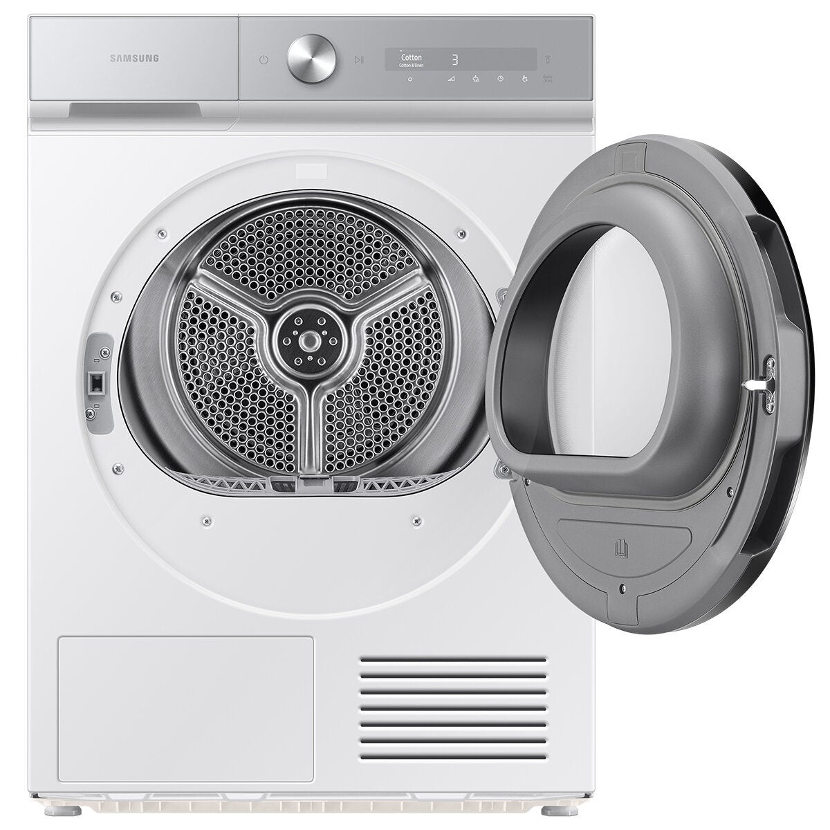 Samsung Bespoke AI 9kg Heat Pump Dryer - 9 Star Energy Rating - Wi-Fi Control - White - DV90BB9440GH