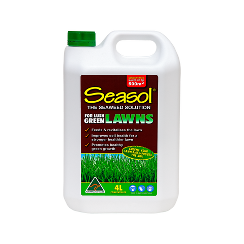 Seasol 4L for Lush Green Lawns Concentrate Liquid Fertiliser
