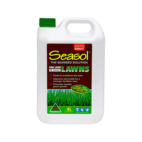 Seasol 4L for Lush Green Lawns Concentrate Liquid Fertiliser