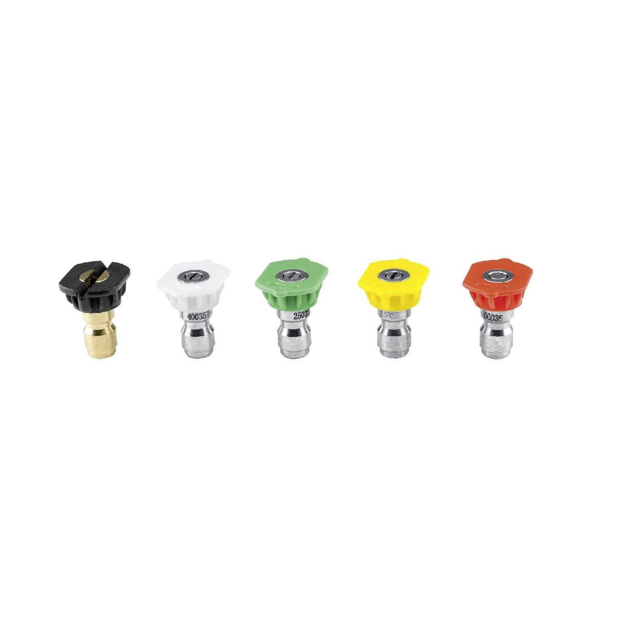 Karcher 5 Piece Plastic Petrol Pressure Washer Nozzle Kit 8.641-031.0