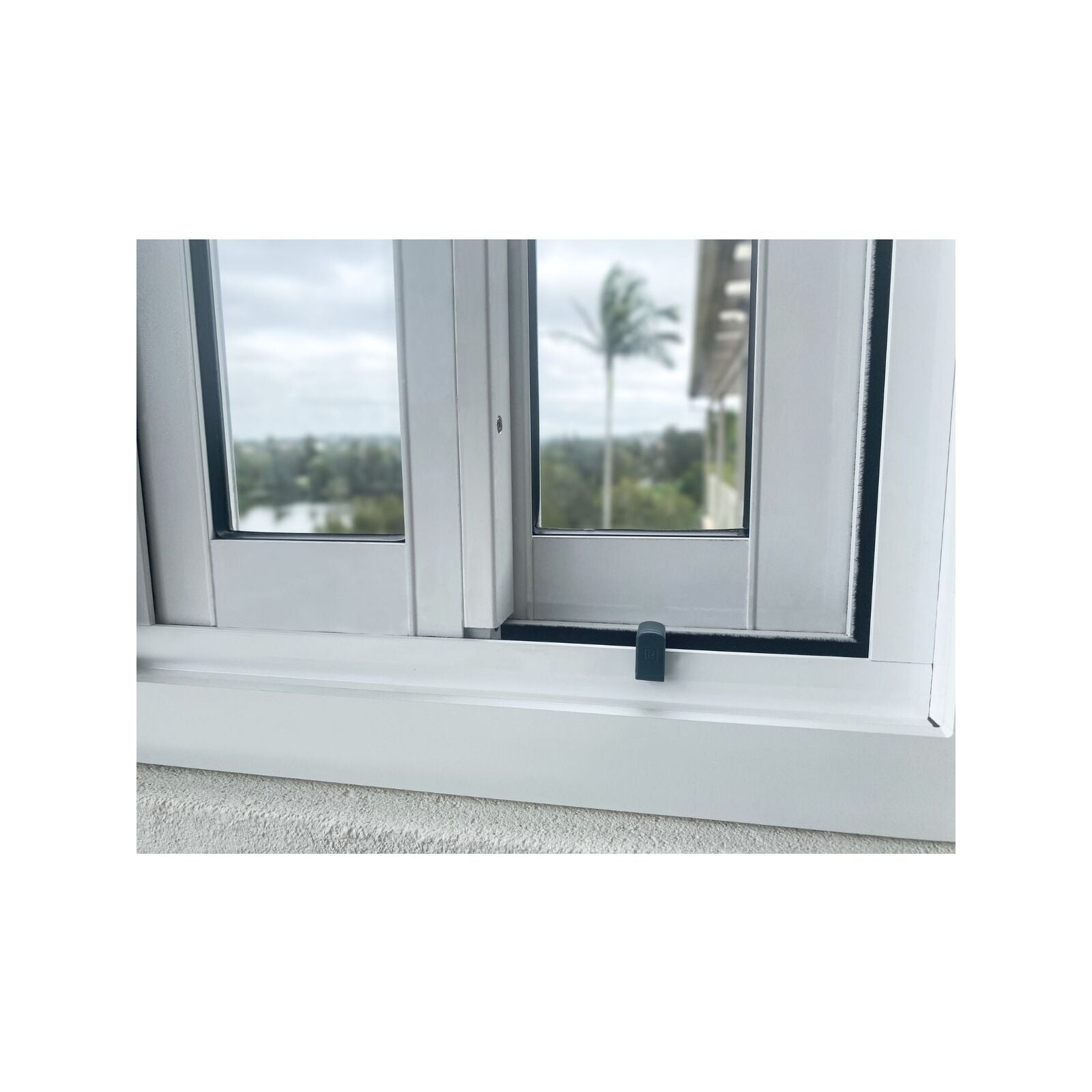 Remsafe Stop Lock Window Restrictor Charcoal ABS