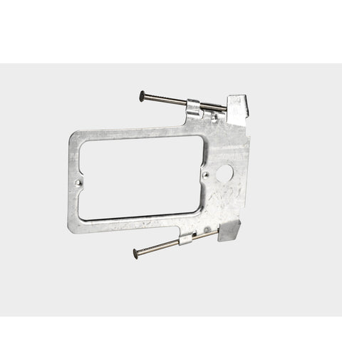 HPM Horizontal Stud Mounting Bracket with Nails, Metal for Powerpoints & Switches CD143/2