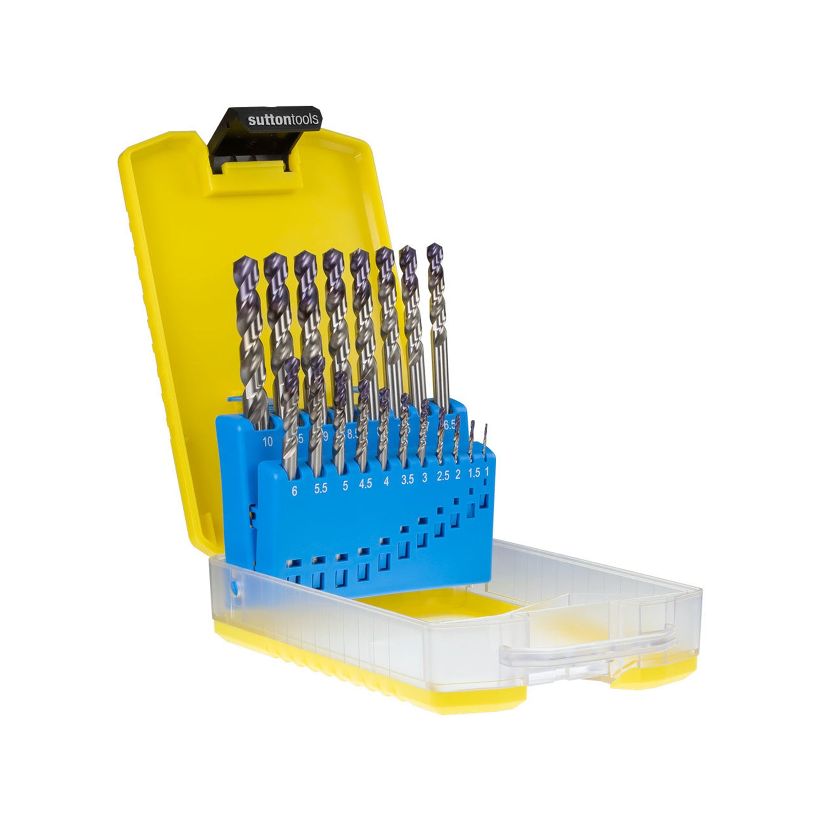 Sutton Tools 19 Piece Metric INOX M2 HSS Drill Bit Set D180SM2