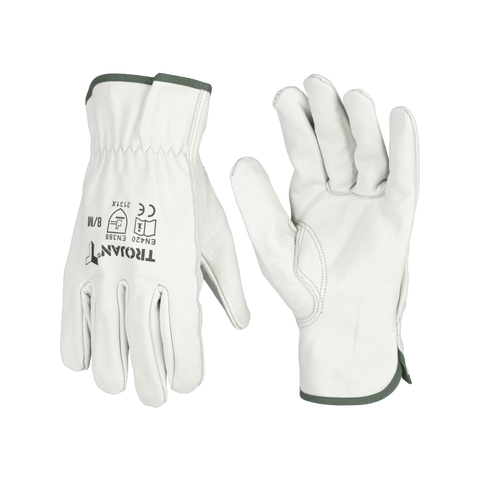Trojan Large Keystone Thumb Leather Work Gloves