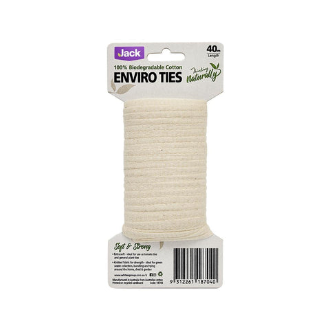 Jack Enviro Tie 40m Cotton Plant Tie - Strong - Biodegradable - Beige - SuperSaverAU - view 1
