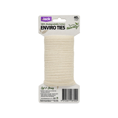 Jack Enviro Tie 40m Beige Biodegradable Cotton Plant Tie