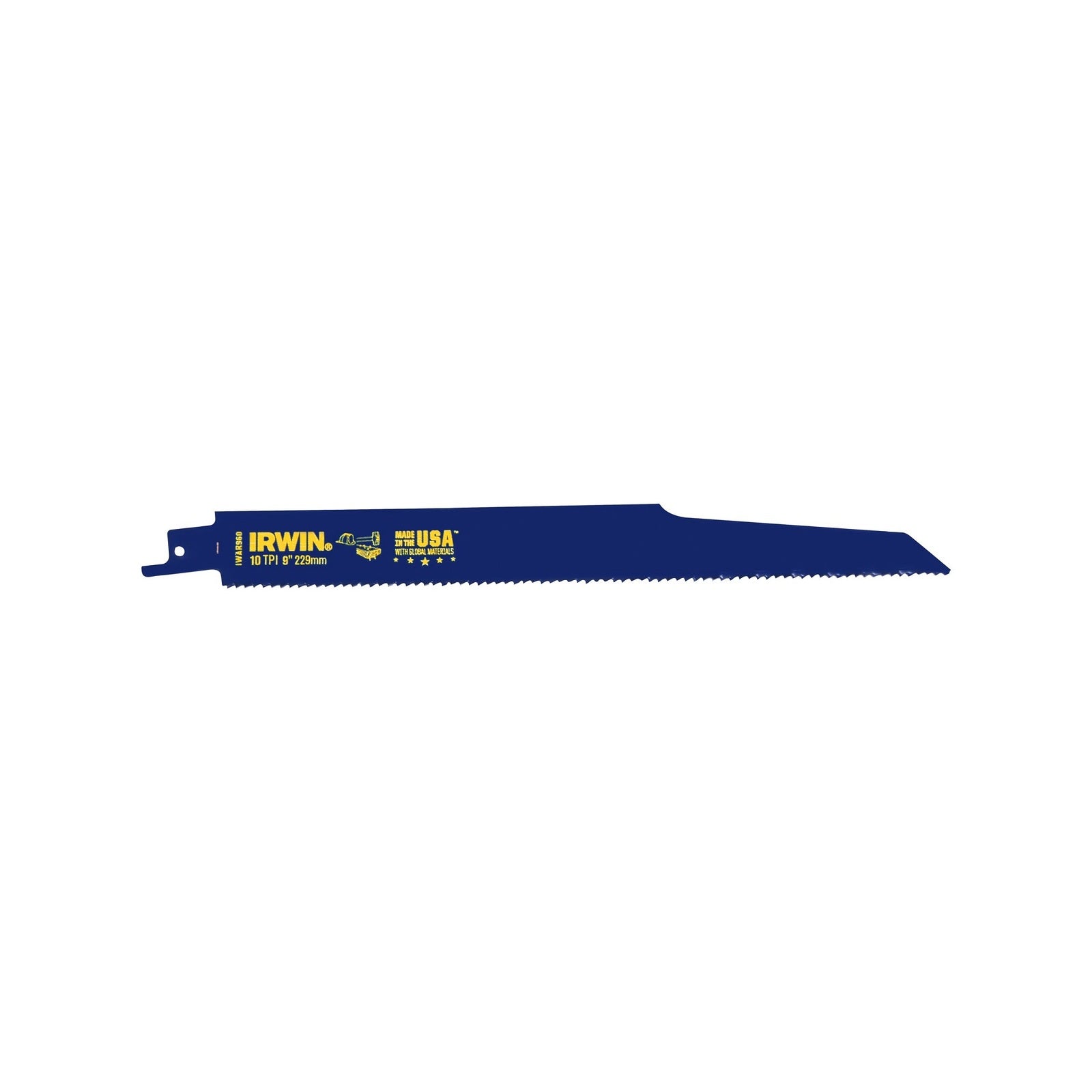 Irwin 9in 10TPI Bi-Metal Fire And Rescue Reciprocating Saw Blade 5 Pack