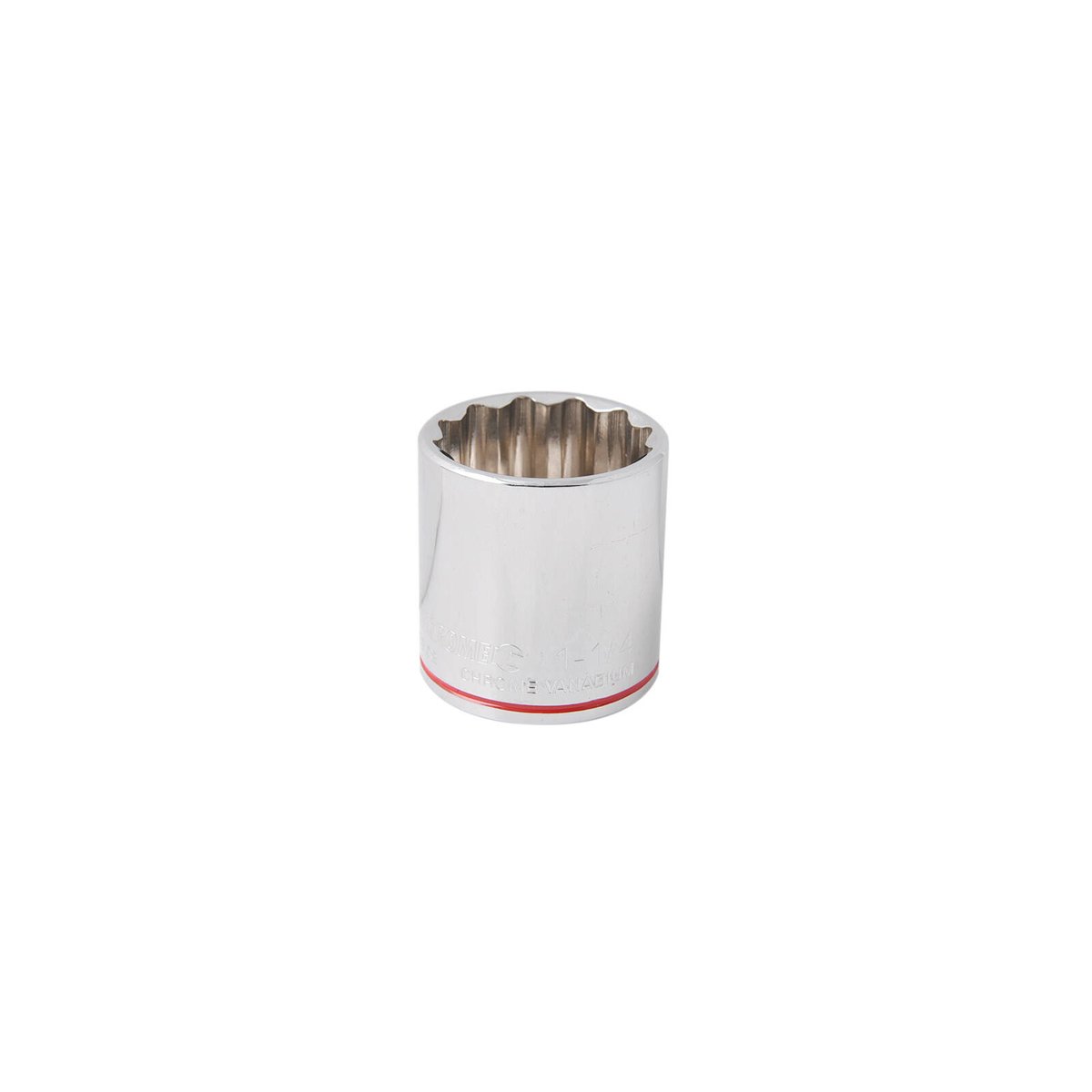 Kincrome 1-1/4" 1/2" Drive 6-Point Socket, Mirror Polish Finish