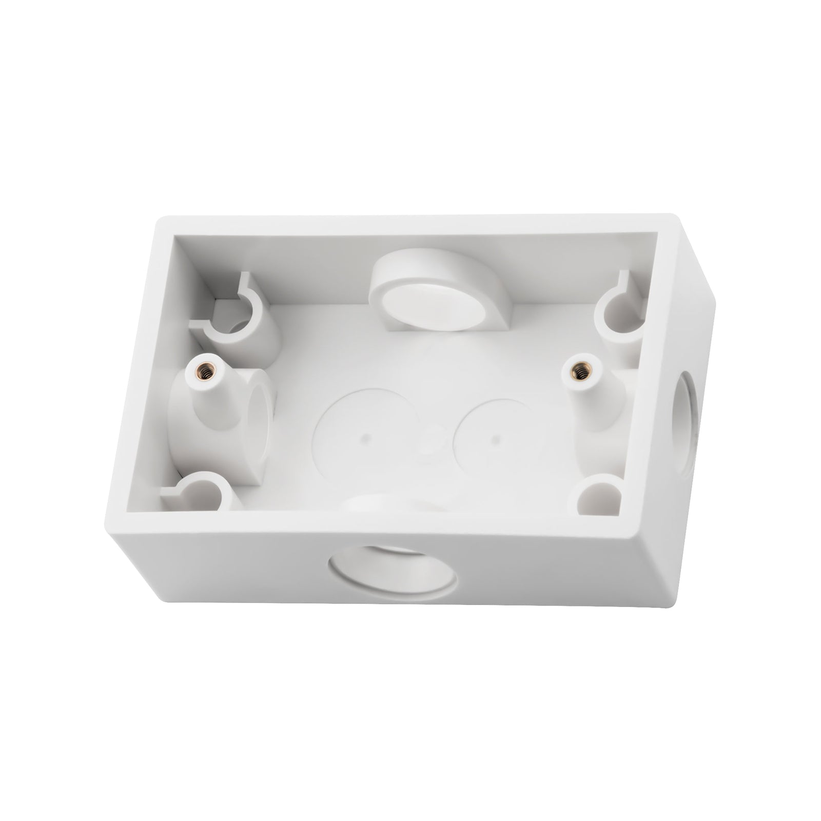 DETA Enclosed Surface Mounting Box, White Polycarbonate, 34mm Deep, Indoor (6078B)