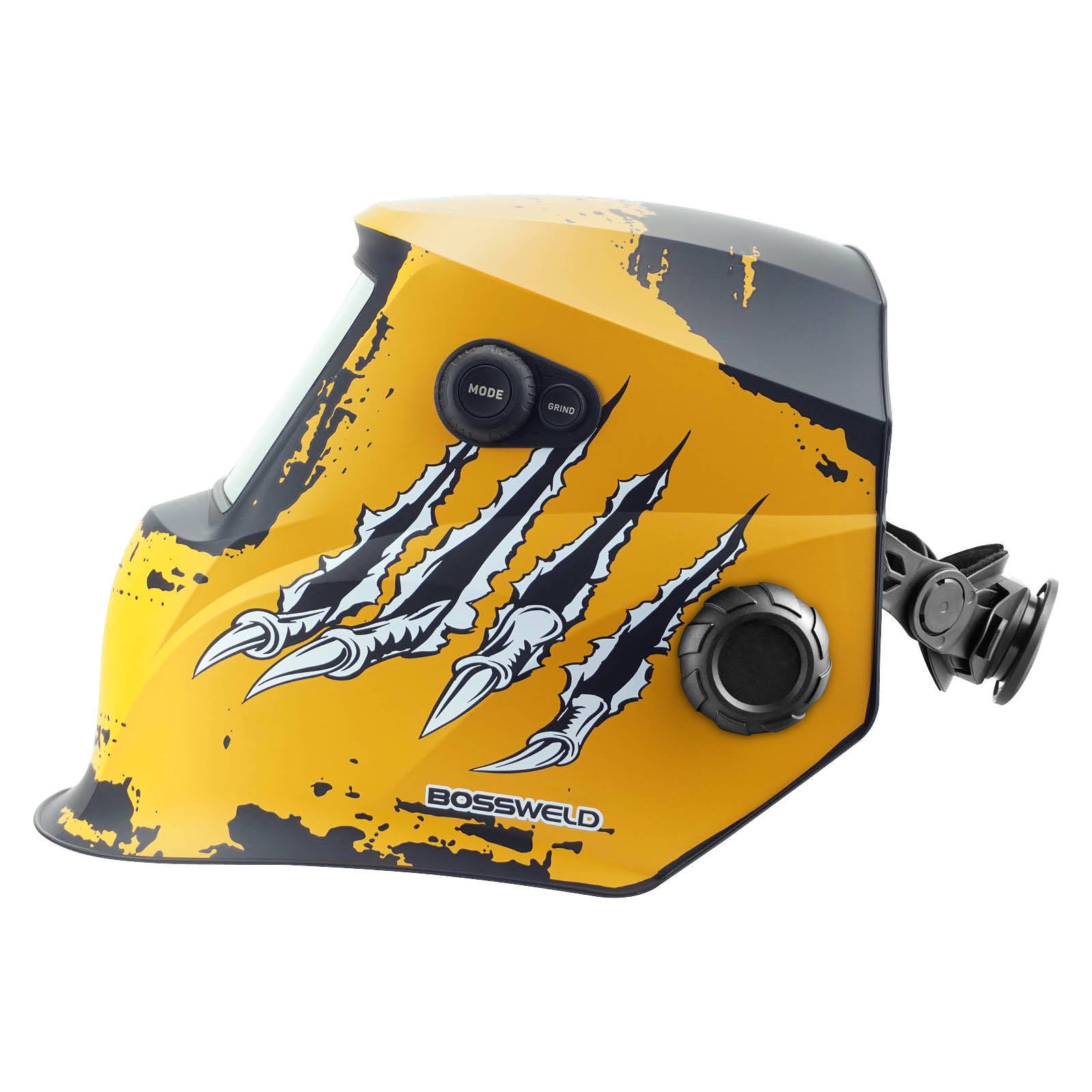 Bossweld VX-3 Griz Auto Darkening Welding Helmet, Variable Shade 4-8/9-13, 100 x 60mm Lens
