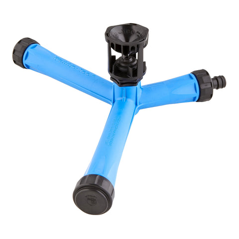 Wobble-Tee Lawn & Garden Sprinkler - Blue UV Plastic, 8m Spray, 150m2