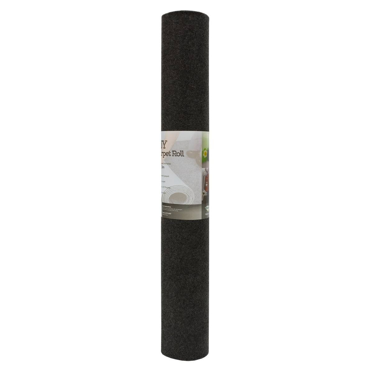 Matpro 1 x 3m Anthracite Accent Polypropylene Prepack Carpet AC13-ANT