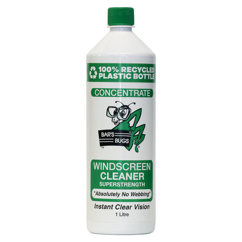 Bar's Bugs 1L Green Windscreen Cleaner Concentrate Makes Up To 40L