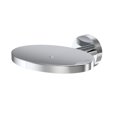 Caroma Cosmo Chrome Soap Holder 195mm Metal Wall Mount