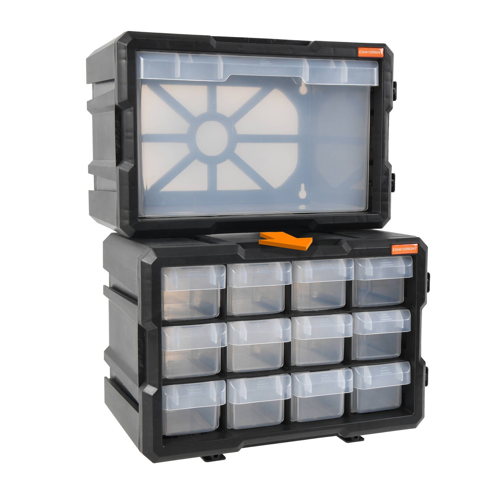 Craftright 285mm 1 Drawer Compartment Organiser, Wall Mountable