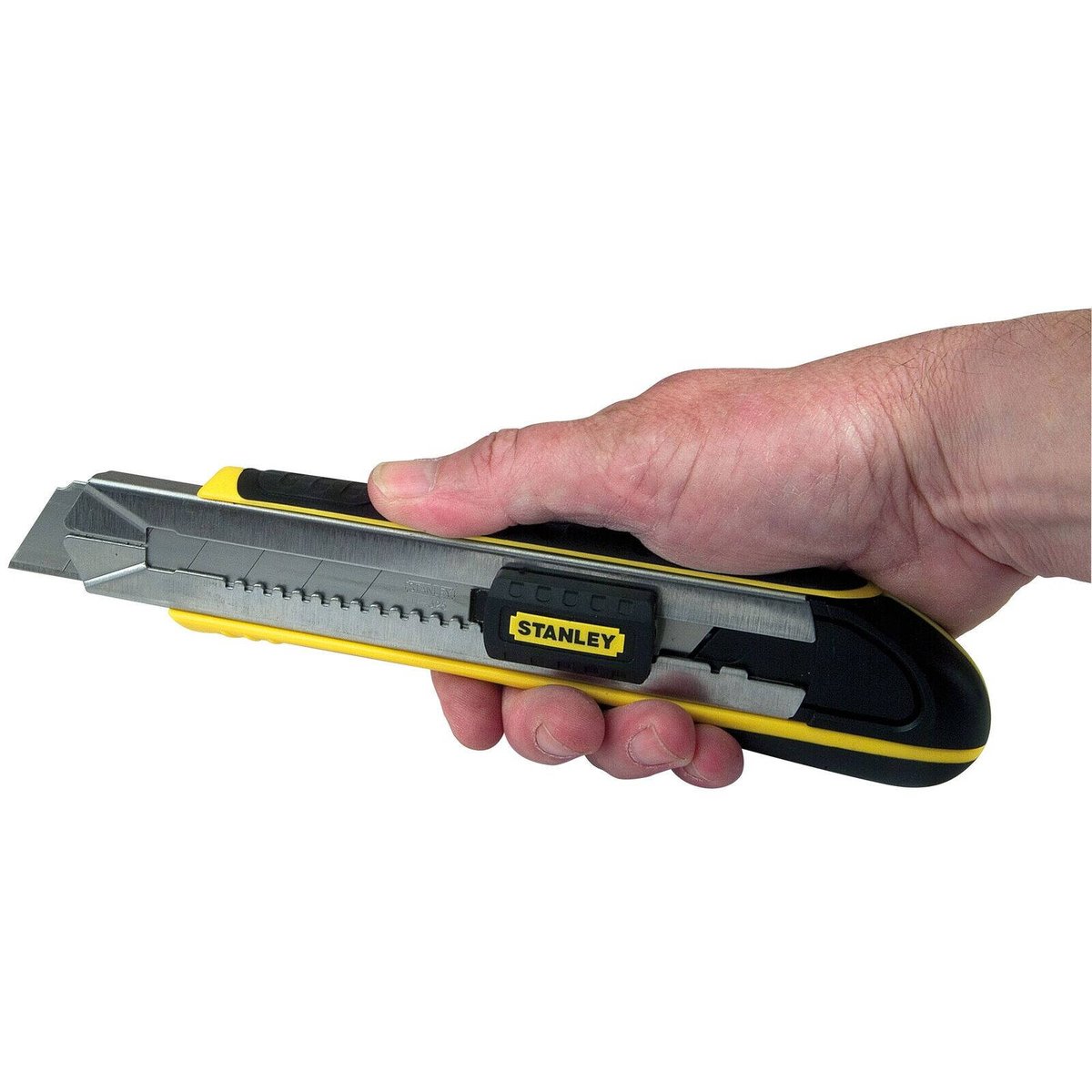 Stanley Fatmax 25mm Snap Off Knife 10 486 - Stainless Steel - Durable - Quick Blade Change - SuperSaverAU - view 2