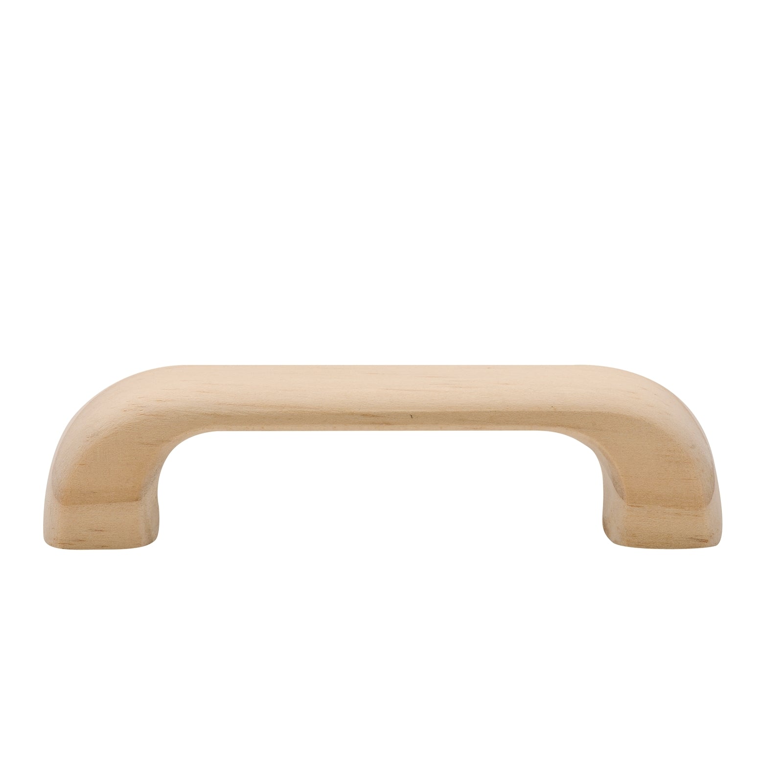 Prestige 96mm Flat Wooden Handle, Natural Pine Unlacquered