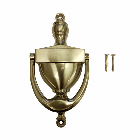 Adoored 81 x 165mm Brass Steel Door Knocker Indoor Outdoor