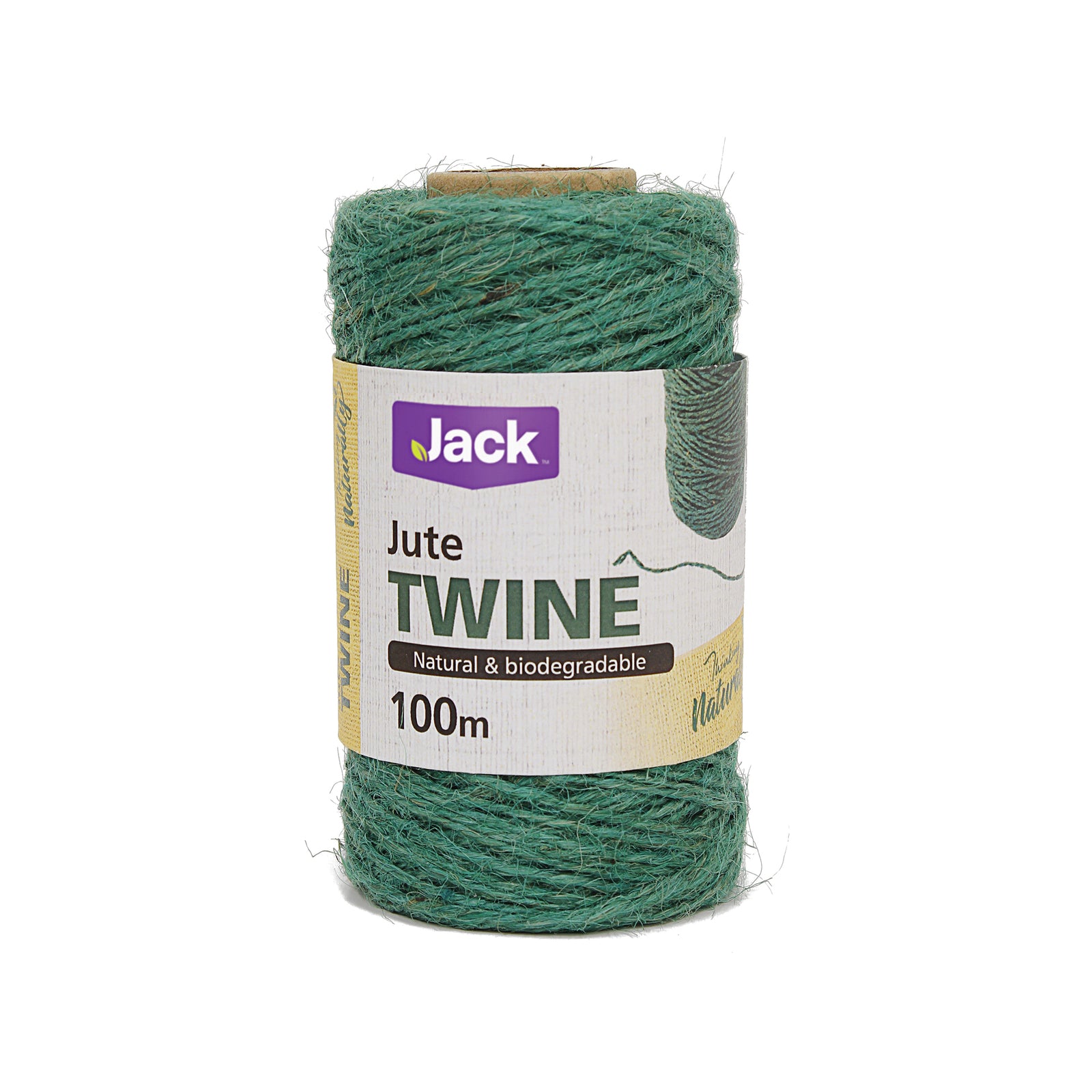 Jack Green Jute Twine Plant Tie 100m Natural Fibre