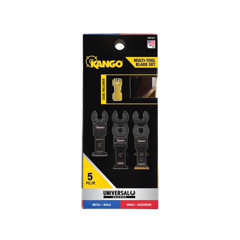 Kango 5 Piece Multi Tool Blade Set - Plunge Cut for Timber, Metal & PVC
