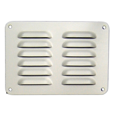 Haron Aluminium Pressed Wall Vent 150 x 100mm Silver Energy Efficient - SuperSaverAU - view 1