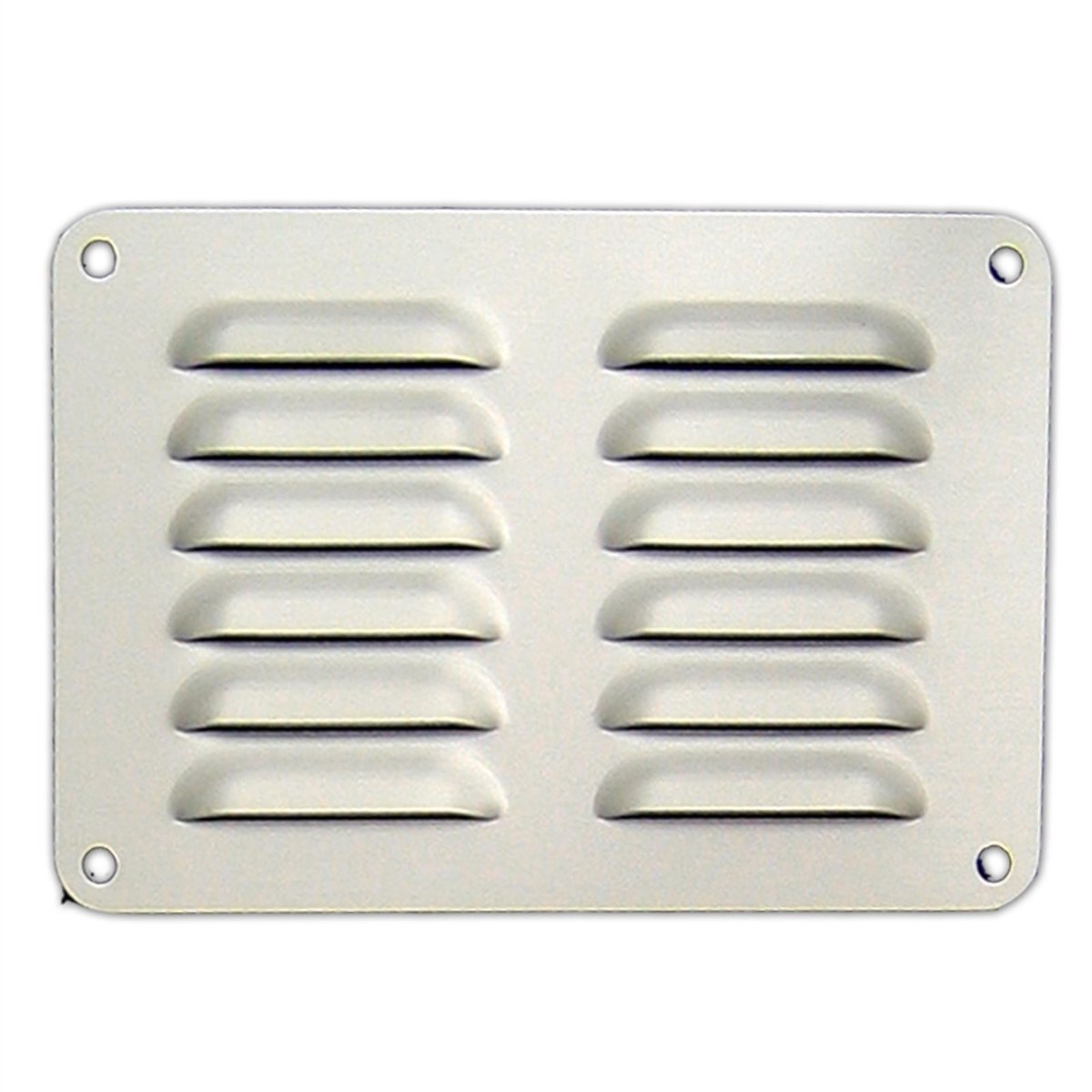 Haron Aluminium Pressed Wall Vent 150 x 100mm Silver Energy Efficient - SuperSaverAU - view 1