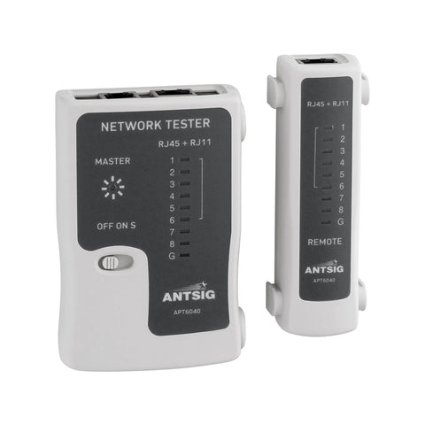 Antsig Network Test Tool RJ45 Ethernet & RJ11 Telephone APT6040