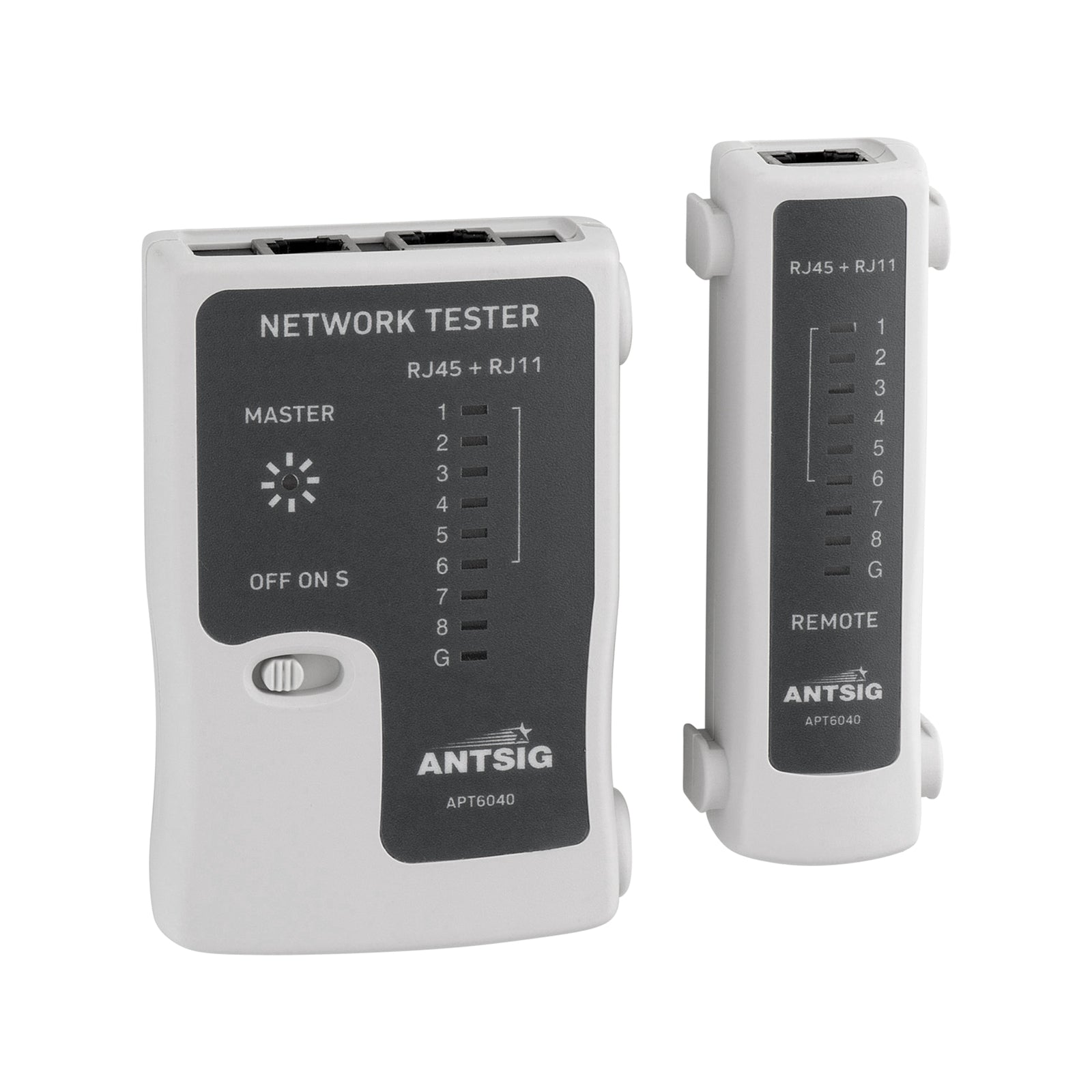 Antsig Network Test Tool RJ45 Ethernet & RJ11 Telephone APT6040