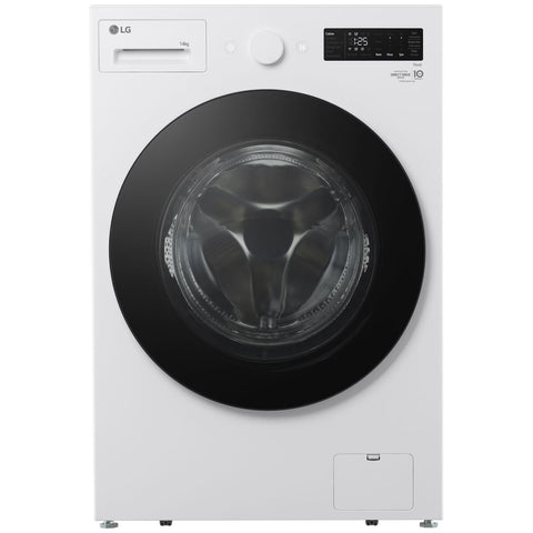 LG 14kg AI Front Load Washing Machine - XL Series, Six Motion Direct Drive, White Matte - WXLS-1014WX