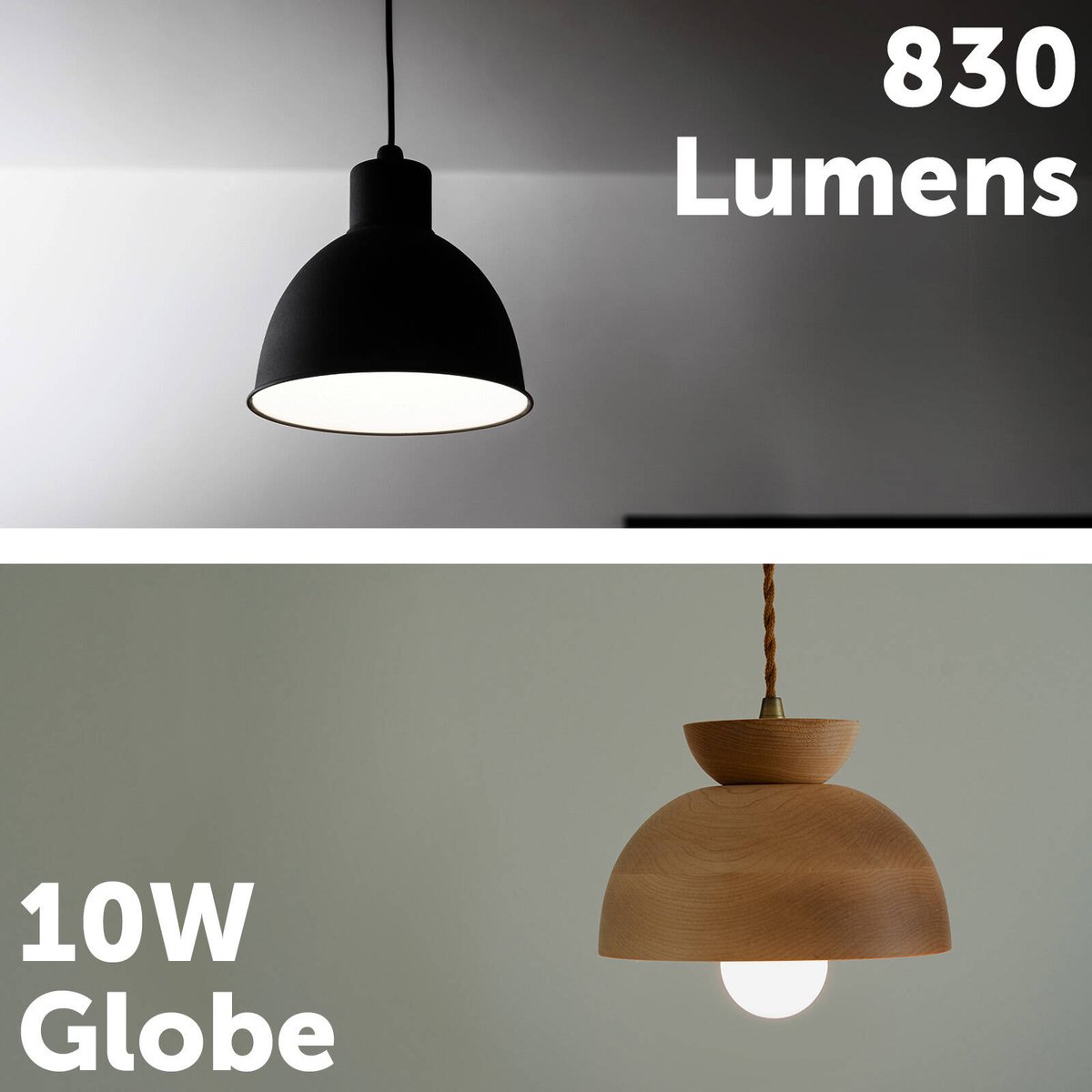 Arlec E27 LED 10W RGB CCT Colour Smart Globe 830lm 4 Pack