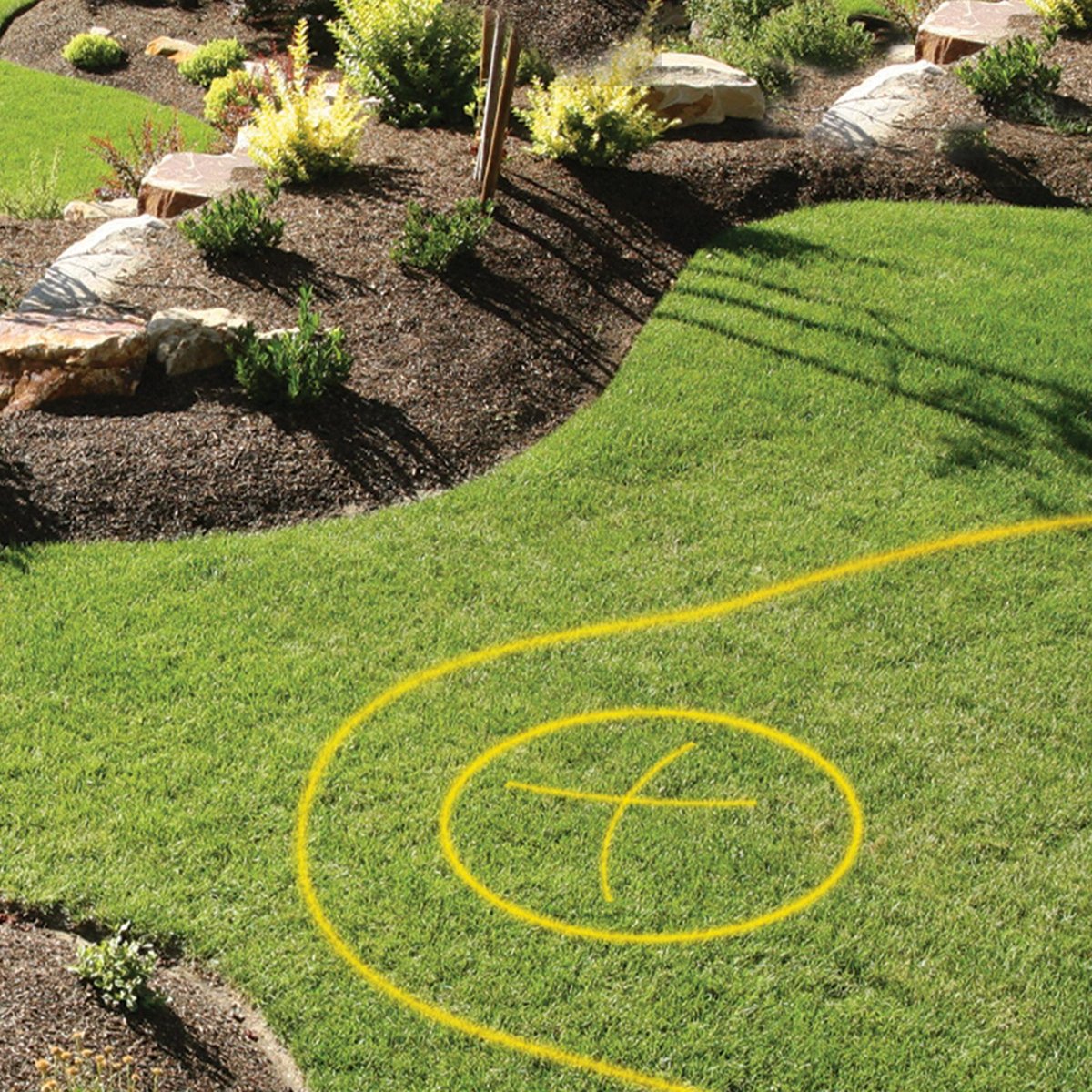 Dy-Mark Landscape Chalk 350g Yellow Temporary Marking Spray