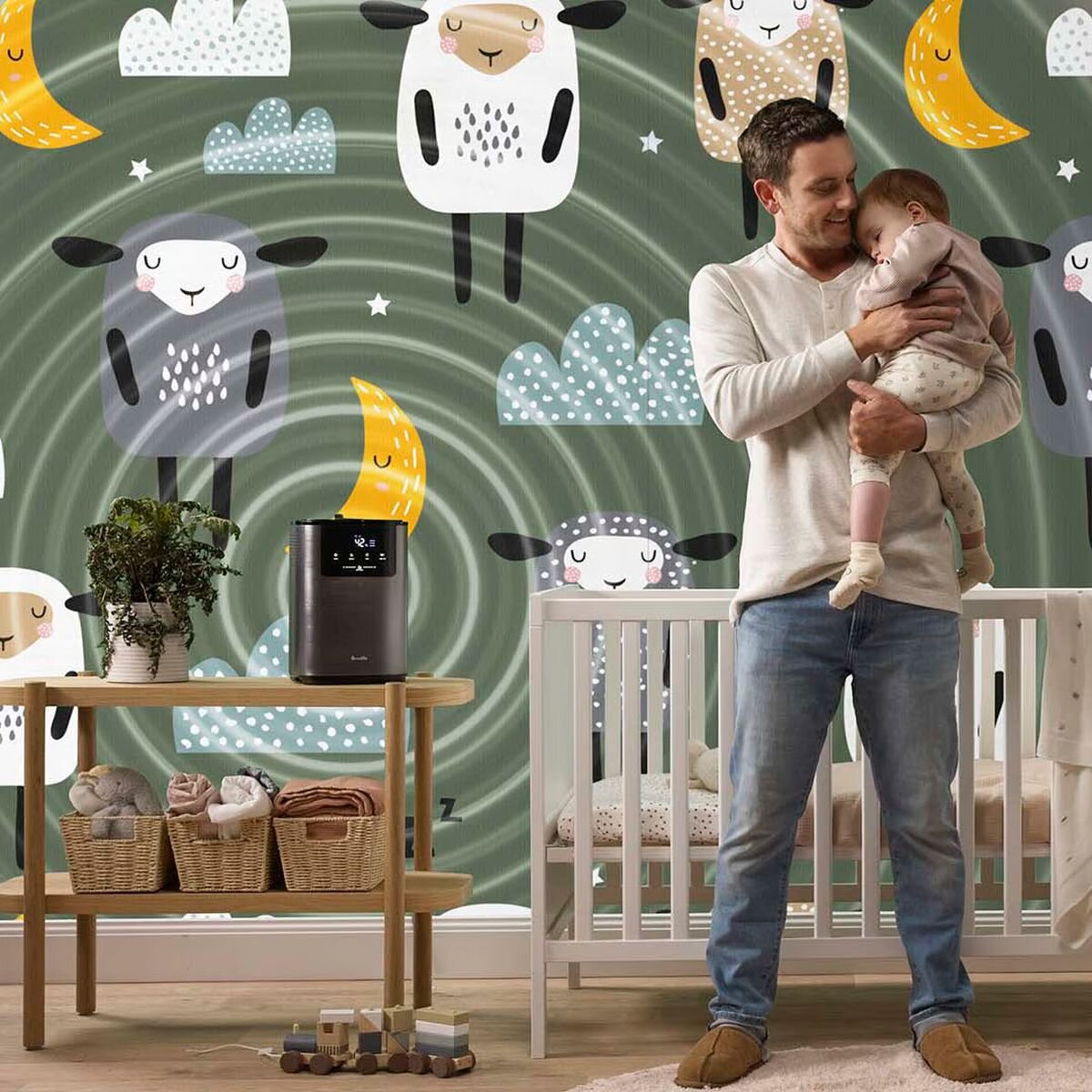 Breville The Smart Mist Top Connect Humidifier 4L - Graphite, Top-Fill Tank - LAH508GRT2IAN1