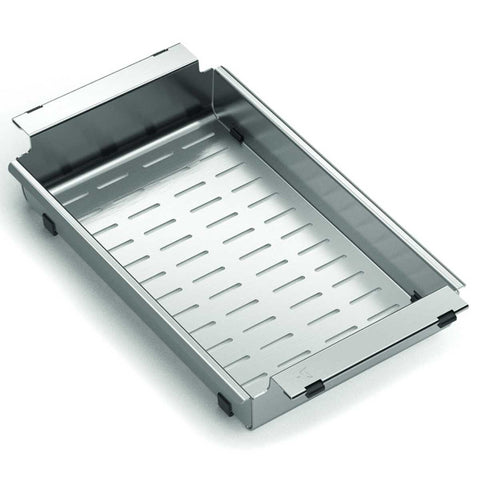 Artinox Small Colander - 180mm x 420mm Stainless Steel Finish - VQSF2142
