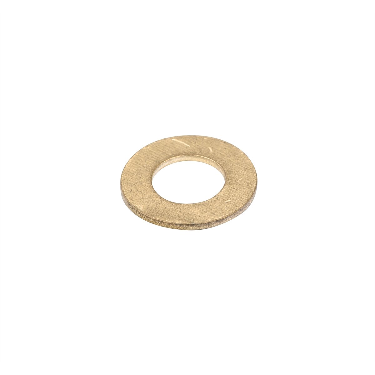 Zenith 3/16" M5 Solid Brass Flat Washer - 25 Pack