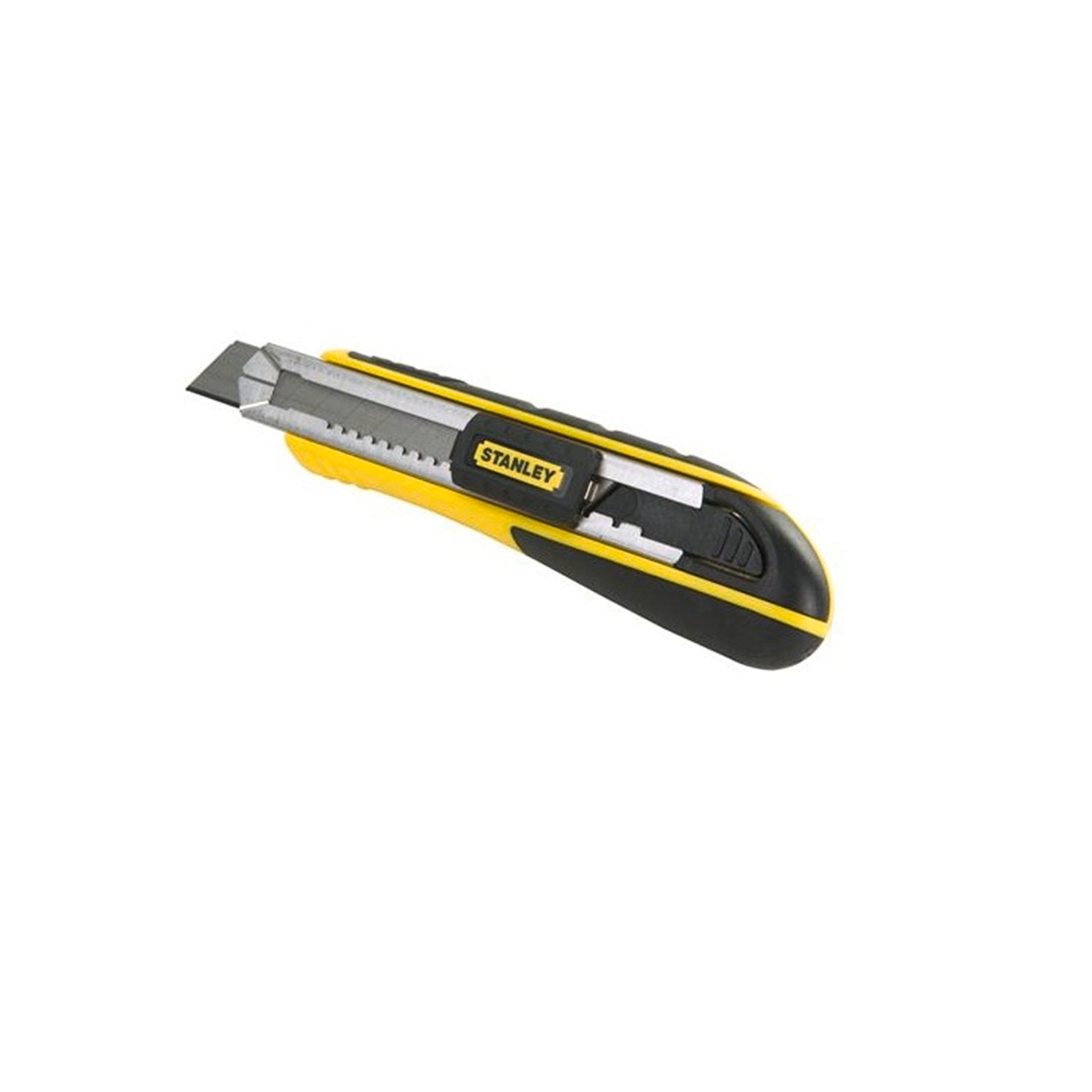 Stanley FatMax 18mm Snap Off Knife, Rubber Grip, Lockable, Blade Storage