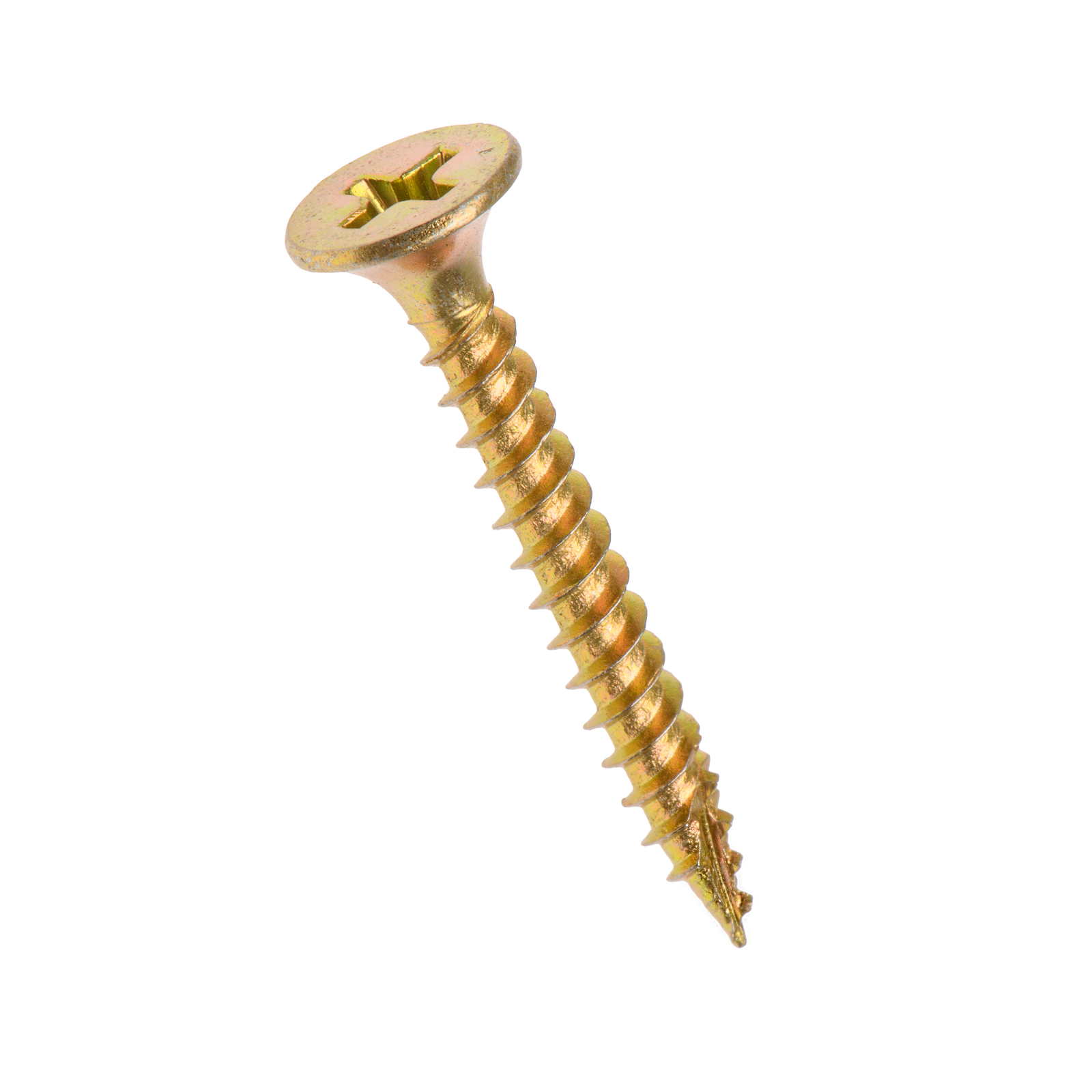 Buildex 6G x 30mm Gold Passivated Bugle Head Plasterboard Screws - 1000 Pack