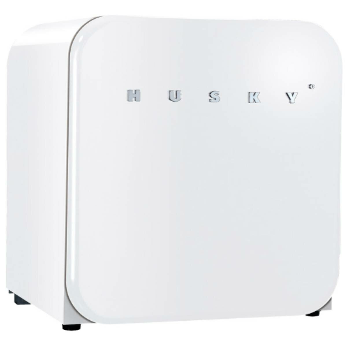 Husky 41L Retro Style Bar Fridge - White, 3.5 Star Energy Rating, Reversible Door - HUSD-RETRO41-WHT-AU1