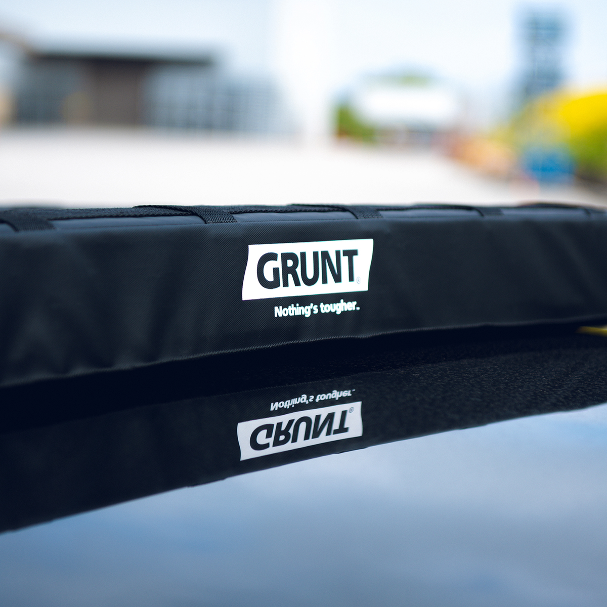 Grunt Soft Roof Rack Cargo Protector - 100cm - Black - Weatherproof, Non-Scratch - SuperSaverAU - view 4
