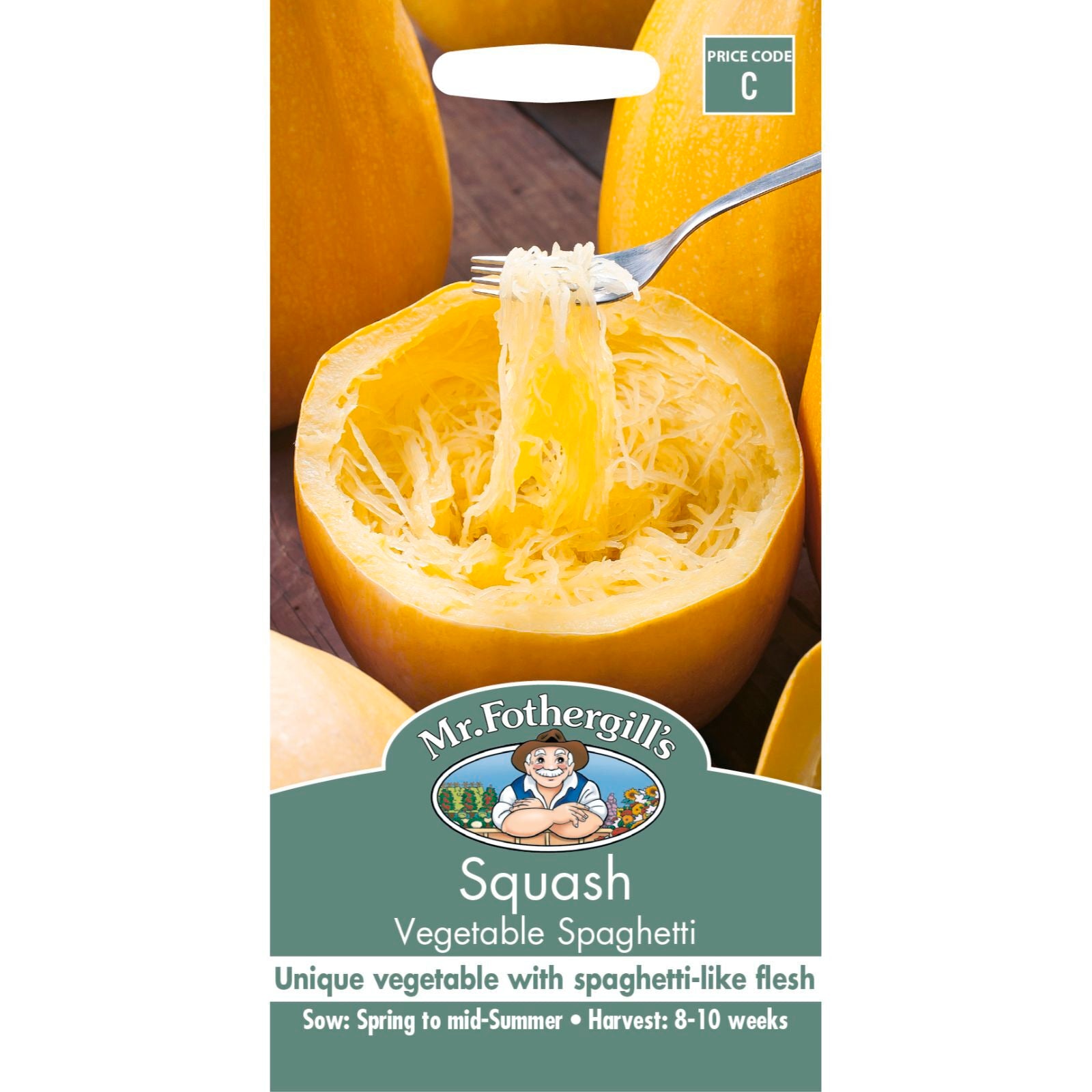 Mr Fothergill's Squash Vegetable Spaghetti Seed Yellow