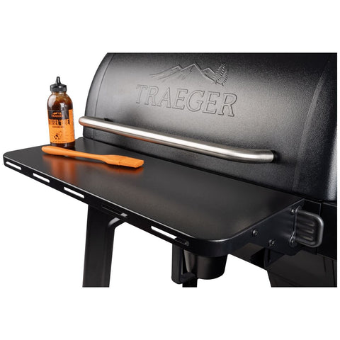 Traeger P.A.L. Pop-And-Lock Folding Shelf - Suits Woodridge BBQs, Tool-Free, Cold-Rolled Steel - BAC766