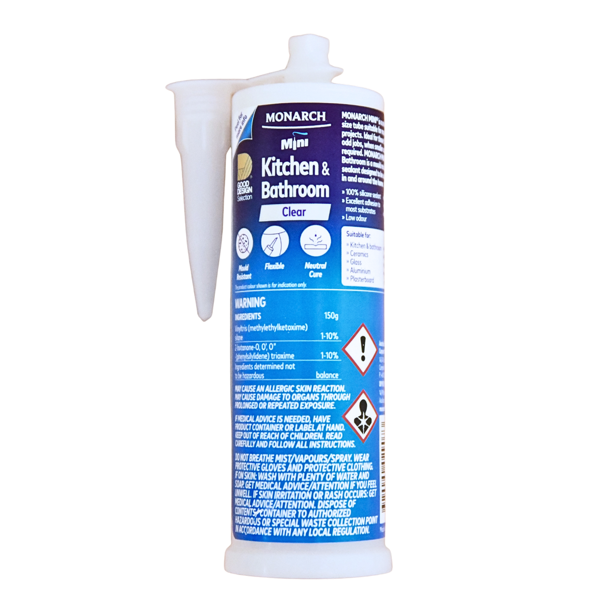 Monarch 150g Clear Mini Silicone Sealant