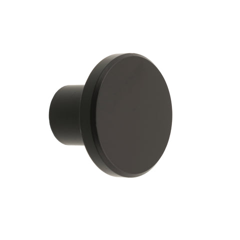 Prestige 30mm Matte Black Round Knob - Zinc Alloy