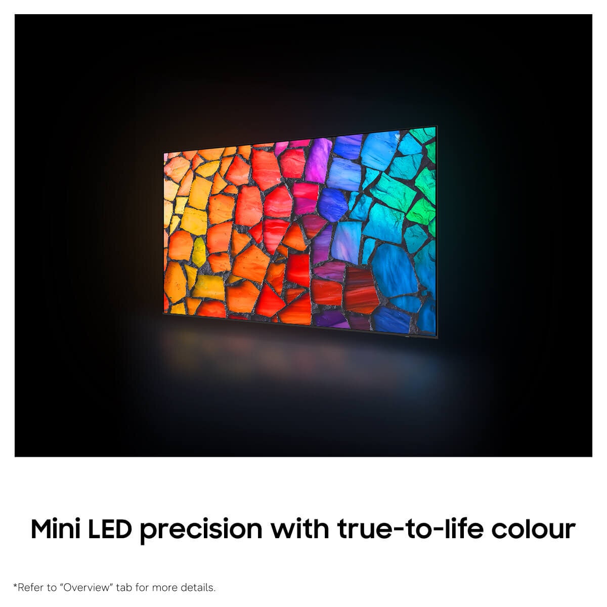 Samsung 50 Inch M70H Mini LED 4K Smart TV - Pure Spectrum Colour, Titan Black - UA50M70HAWXXY