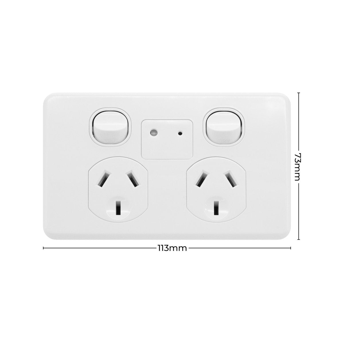 Deta x6 Series Double Power Point with Wi-Fi Range Extender - 2 Outlets - 250V - Indoor Use - SuperSaverAU - view 4