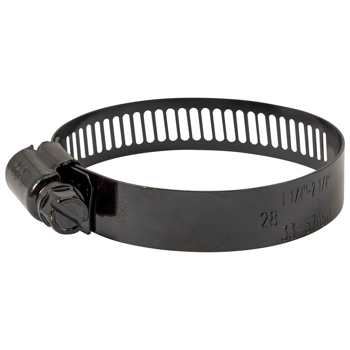 Deks 33mm-57mm Black Marine Grade 316 Stainless Steel Hose Clamp - SuperSaverAU - view 2