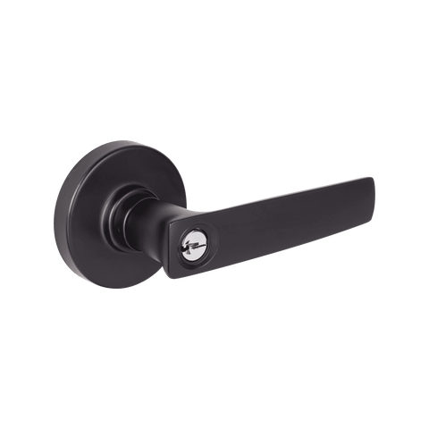 Gainsborough Neue Aurora Matt Black Entrance Lever Set 1940AURMBV