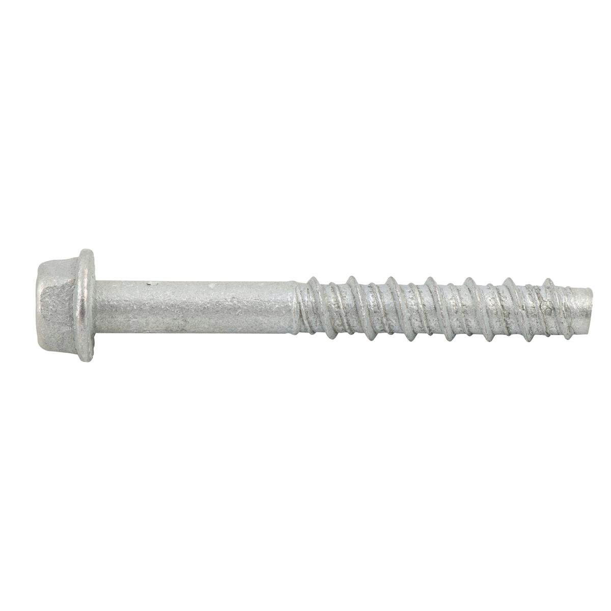 Ramset AnkaScrew 8 x 75mm Galvanised Masonry Anchor - Flanged Hex Screw-In - 10 Pack