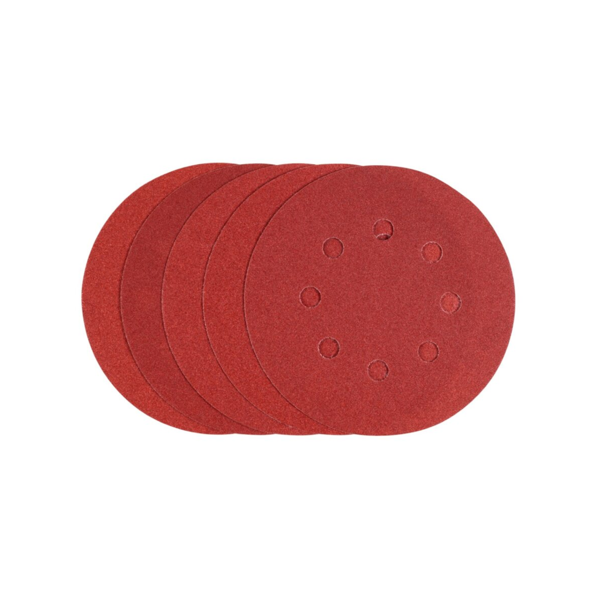 Irwin 125mm 180 Grit Quick Fit Random Orbital Sanding Discs 5 Pack, 8 Holes