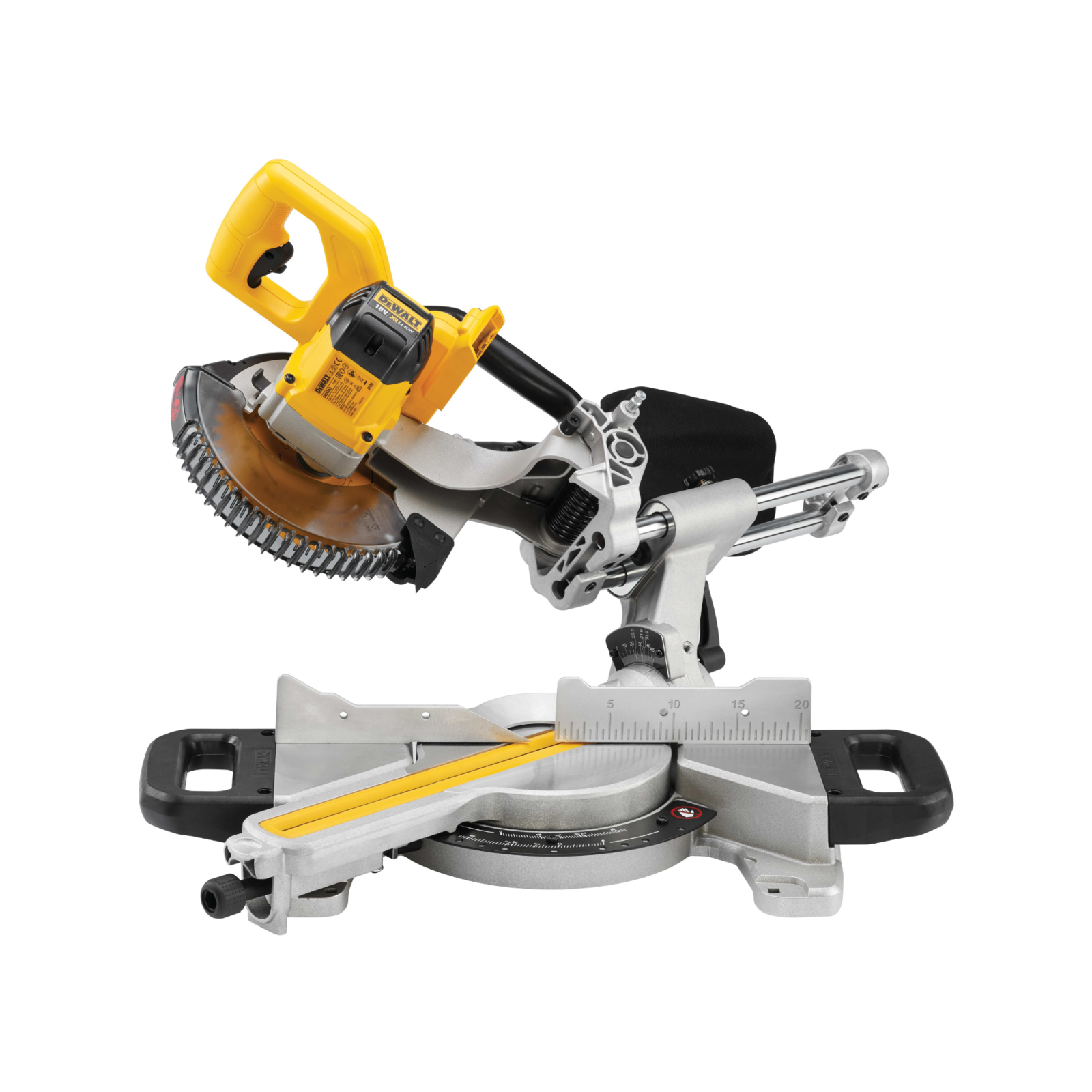 DeWALT 18V XR 184mm Cordless Sliding Mitre Saw - Skin Only DCS365N-XE